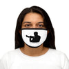 Woody Shaw® Logo Face Mask - Black on White