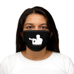 Woody Shaw® Logo Face Mask - White On Black