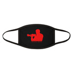 Woody Shaw® Logo Face Mask - Red on Black