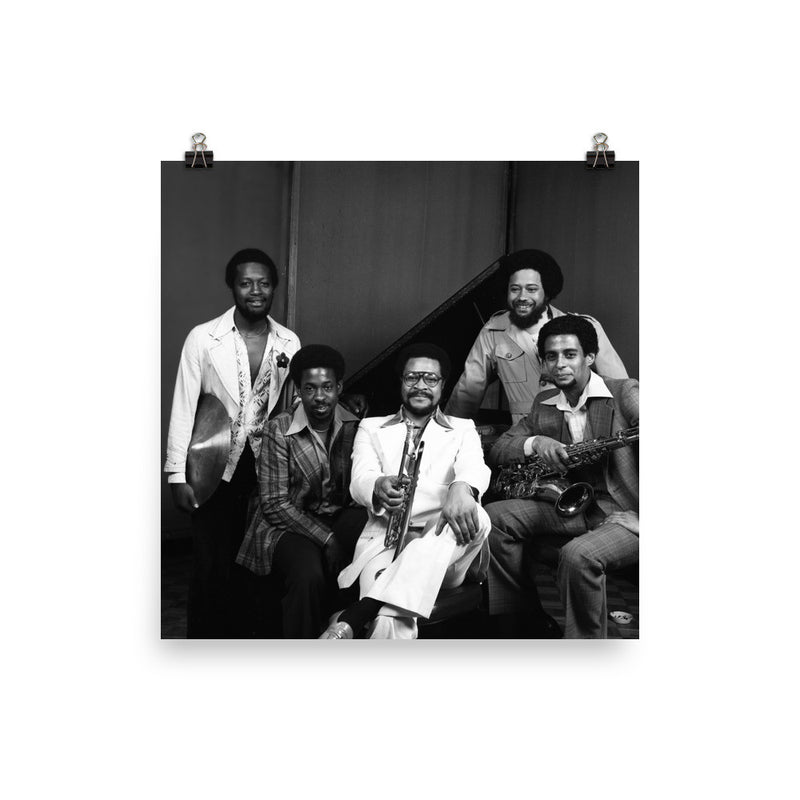 Woody Shaw Quintet Session Photo - "Stepping Stones" (Columbia Records 1978)